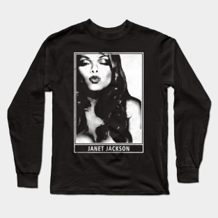 Janet Jackson // Vintage Distressed Long Sleeve T-Shirt